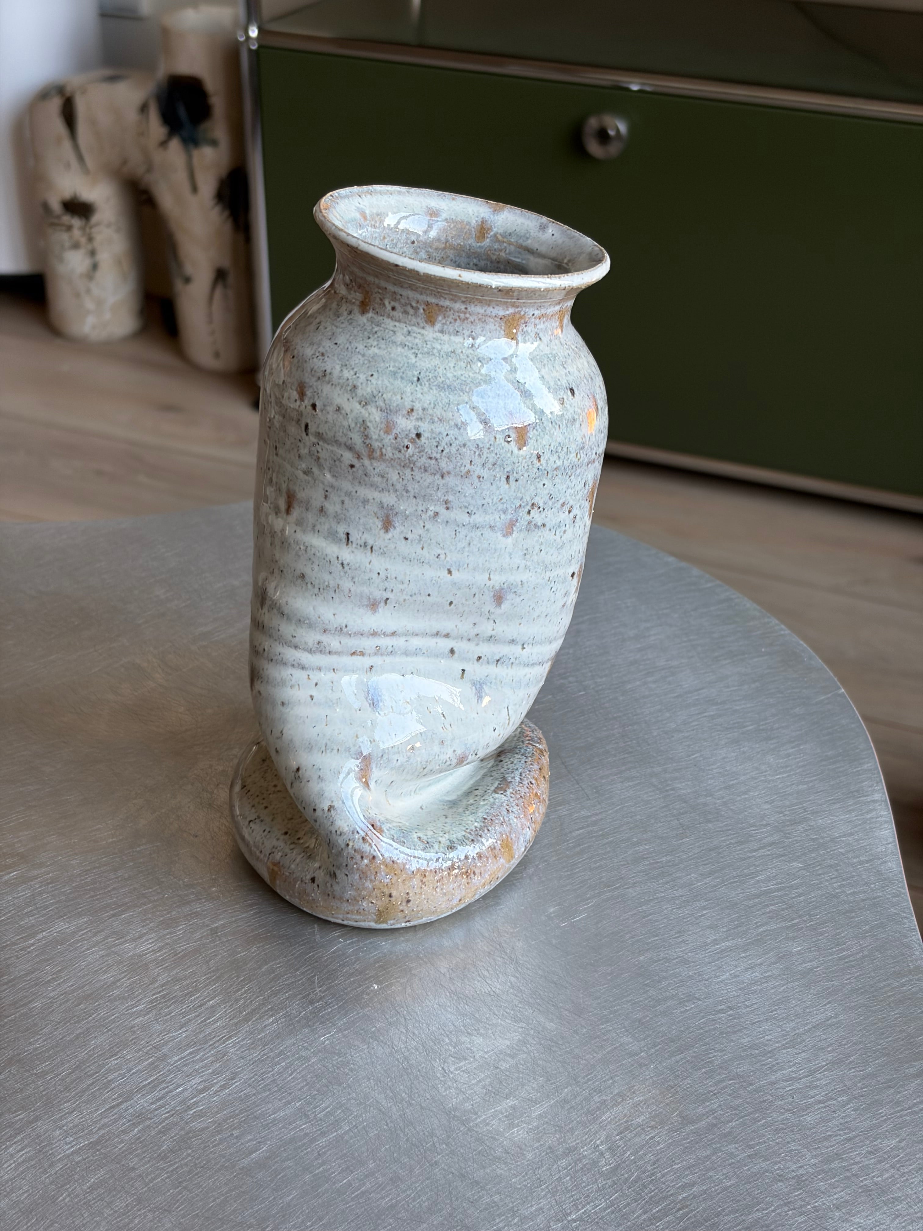 Warped Vase — Translucent Pearl №1