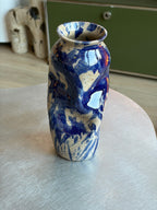 Warped Vase — Splashed Colbat №1