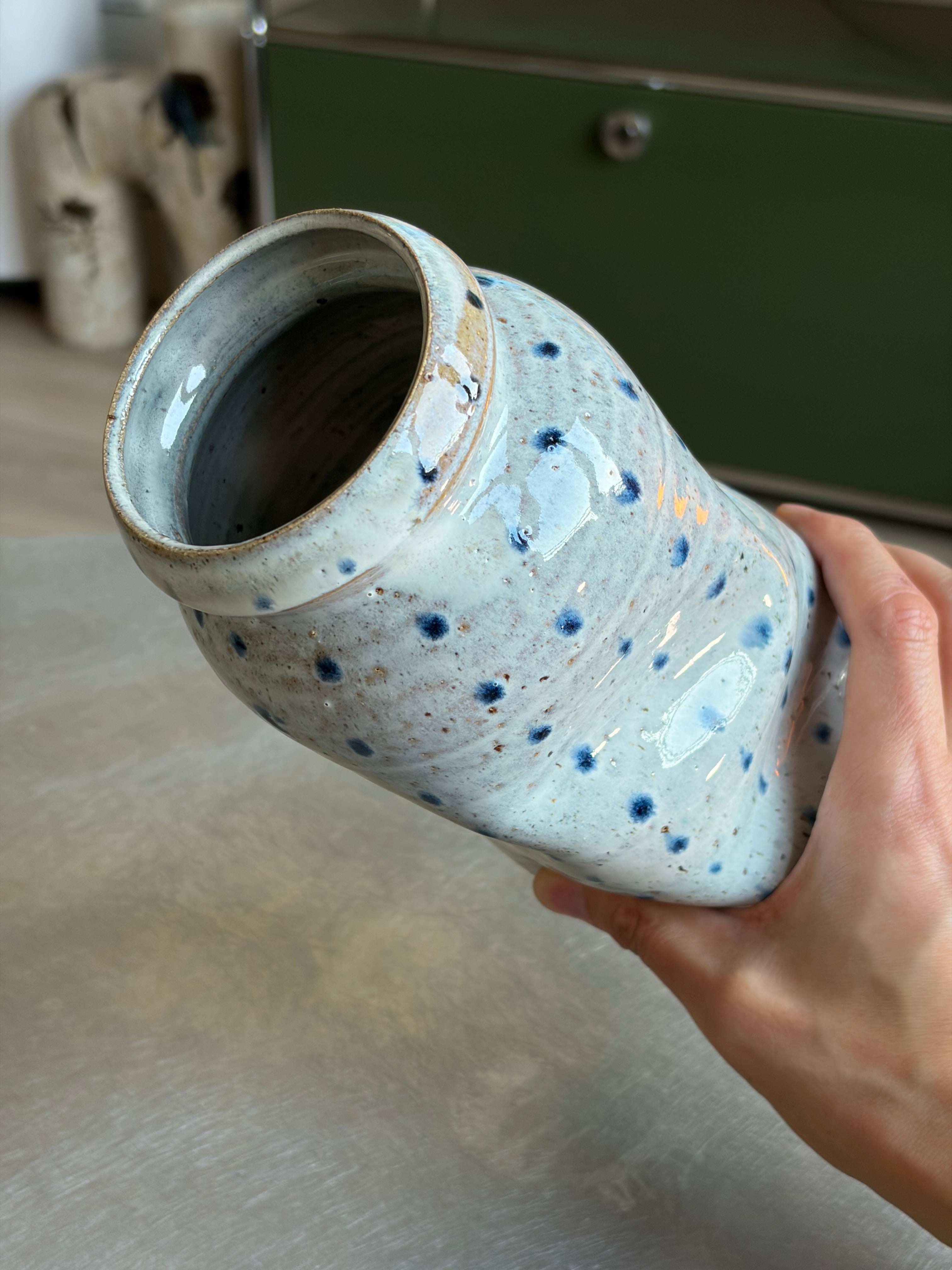 Warped Vase — Translucent Pearl №3
