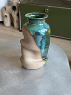 Warped Vase — Blue Green №3