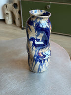 Warped Vase — Splashed Colbat №1