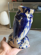 Warped Vase — Splash Cobalt №5