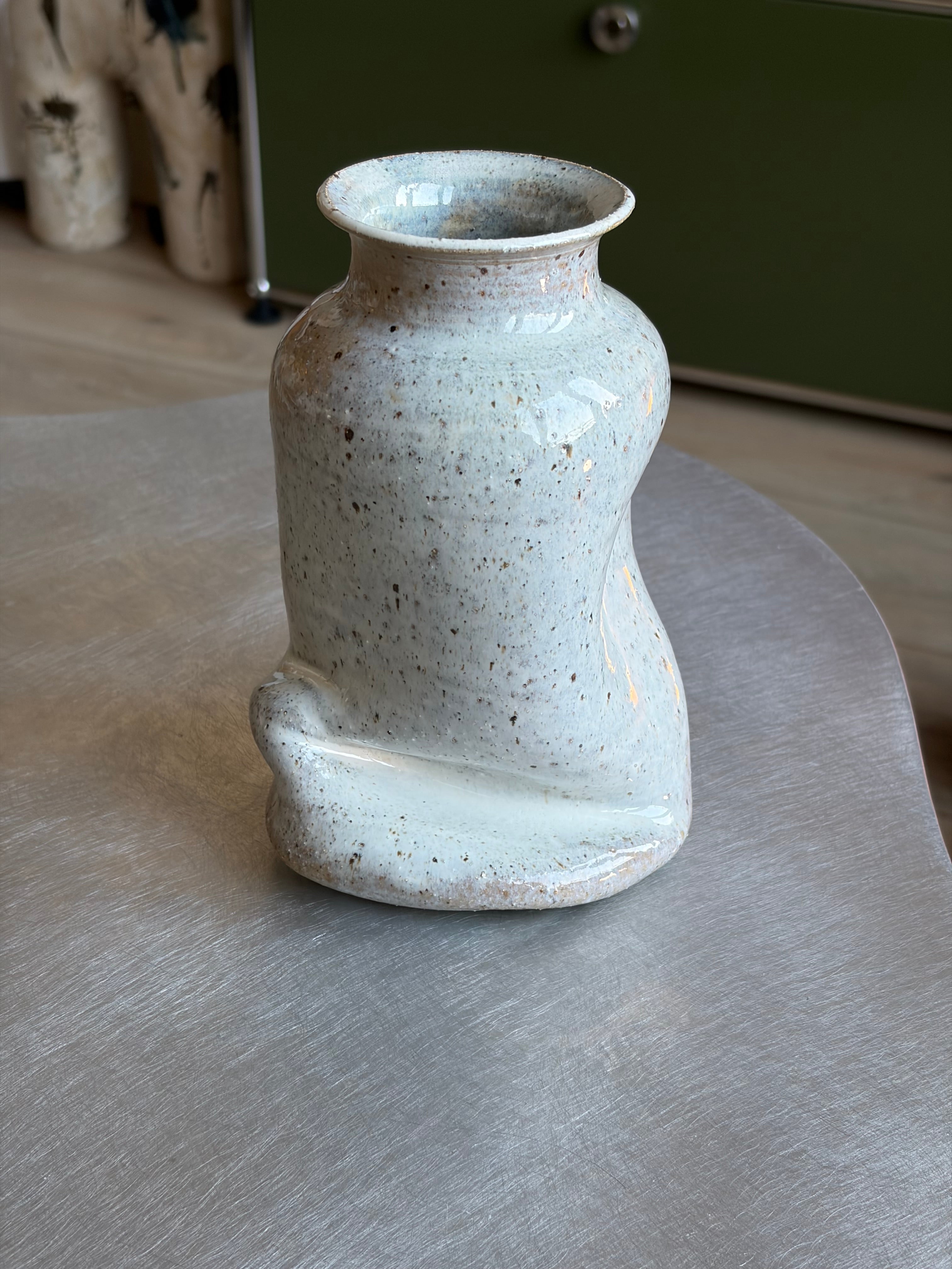 Warped Vase — Translucent Pearl №6