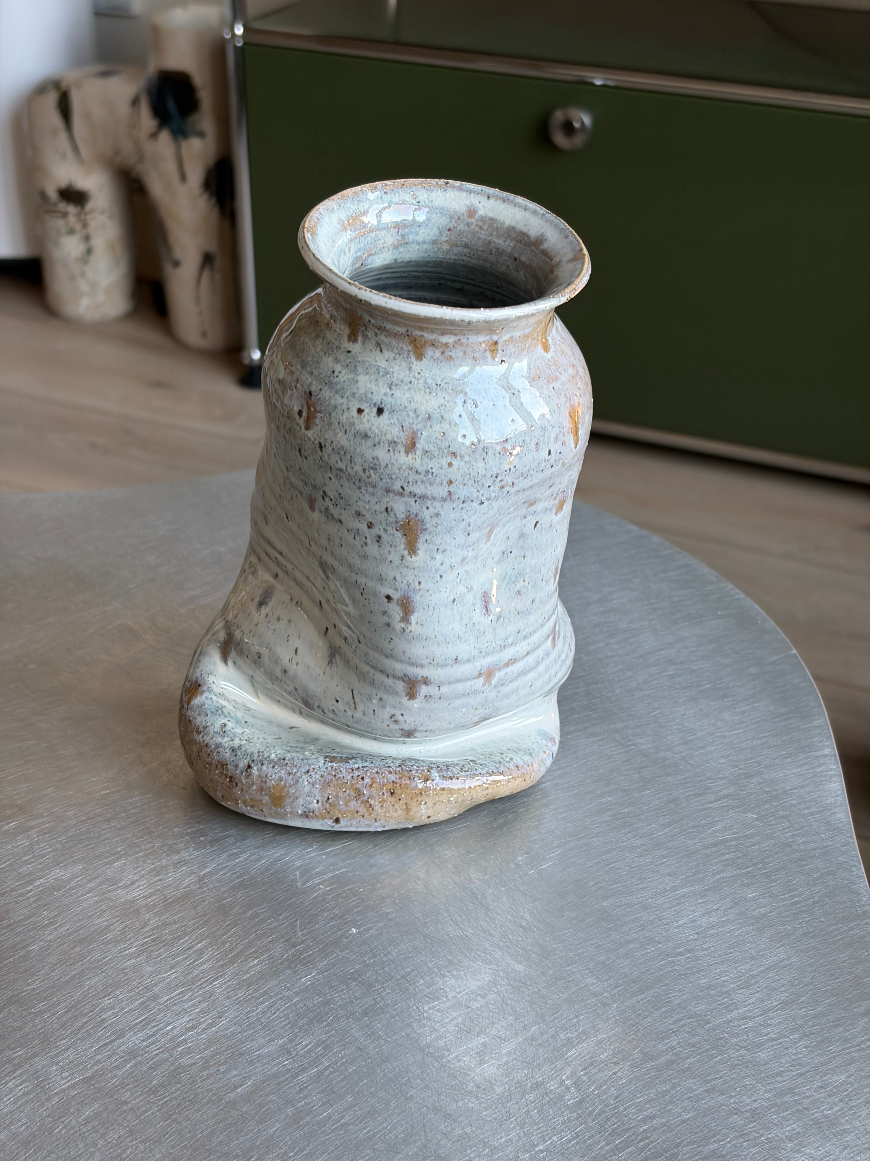 Warped Vase — Translucent Pearl №1