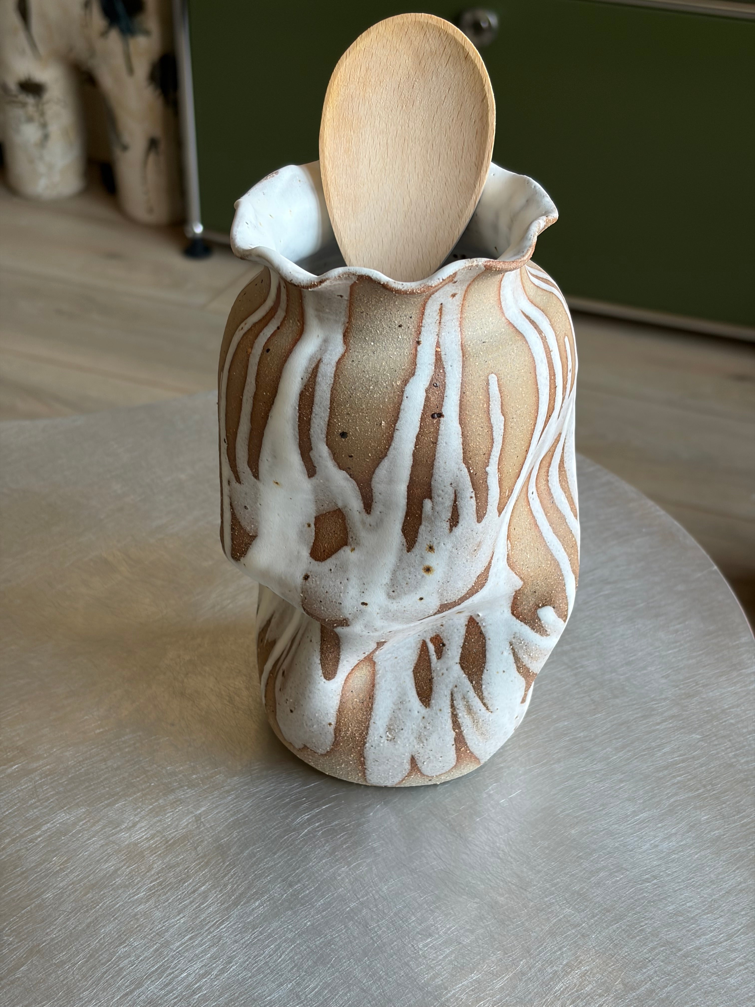 Warped Vase — Matte White №4