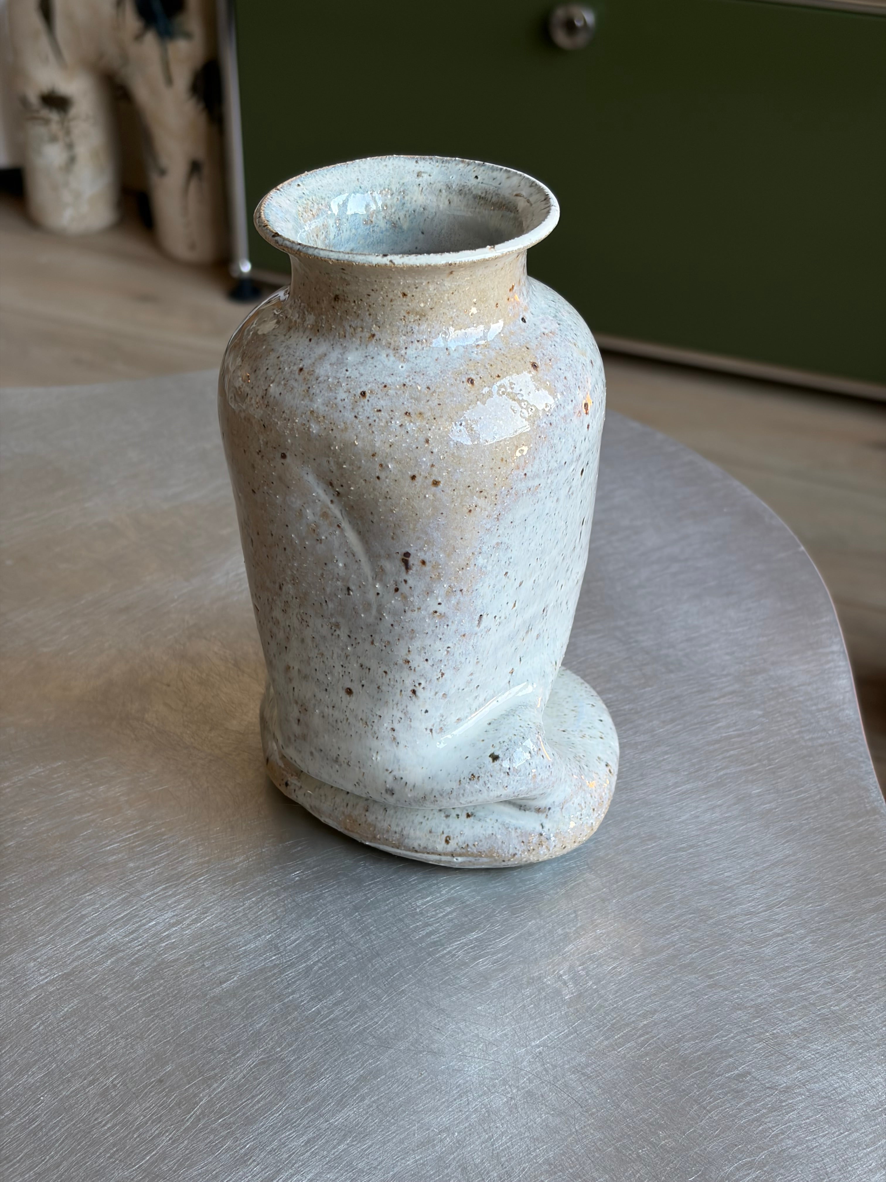 Warped Vase — Translucent Pearl №6