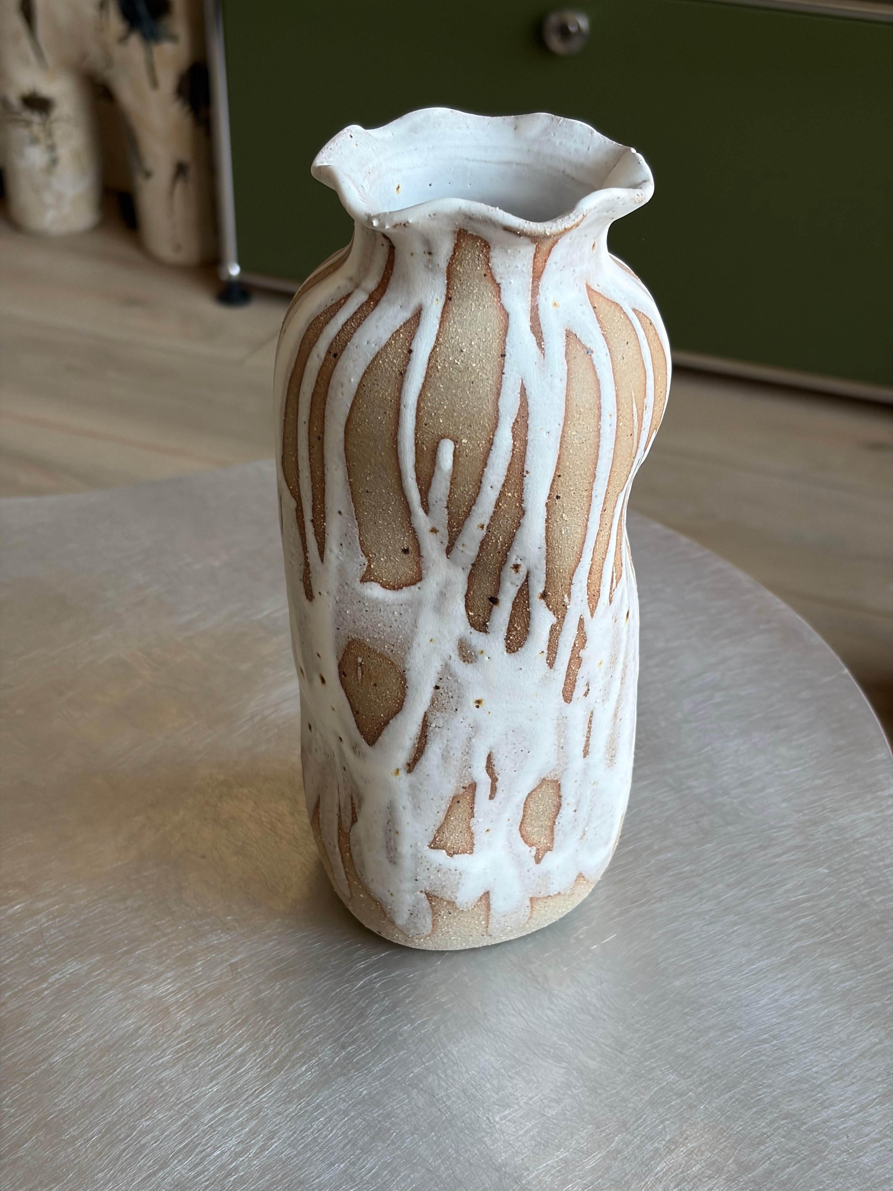 Warped Vase — Matte White №5
