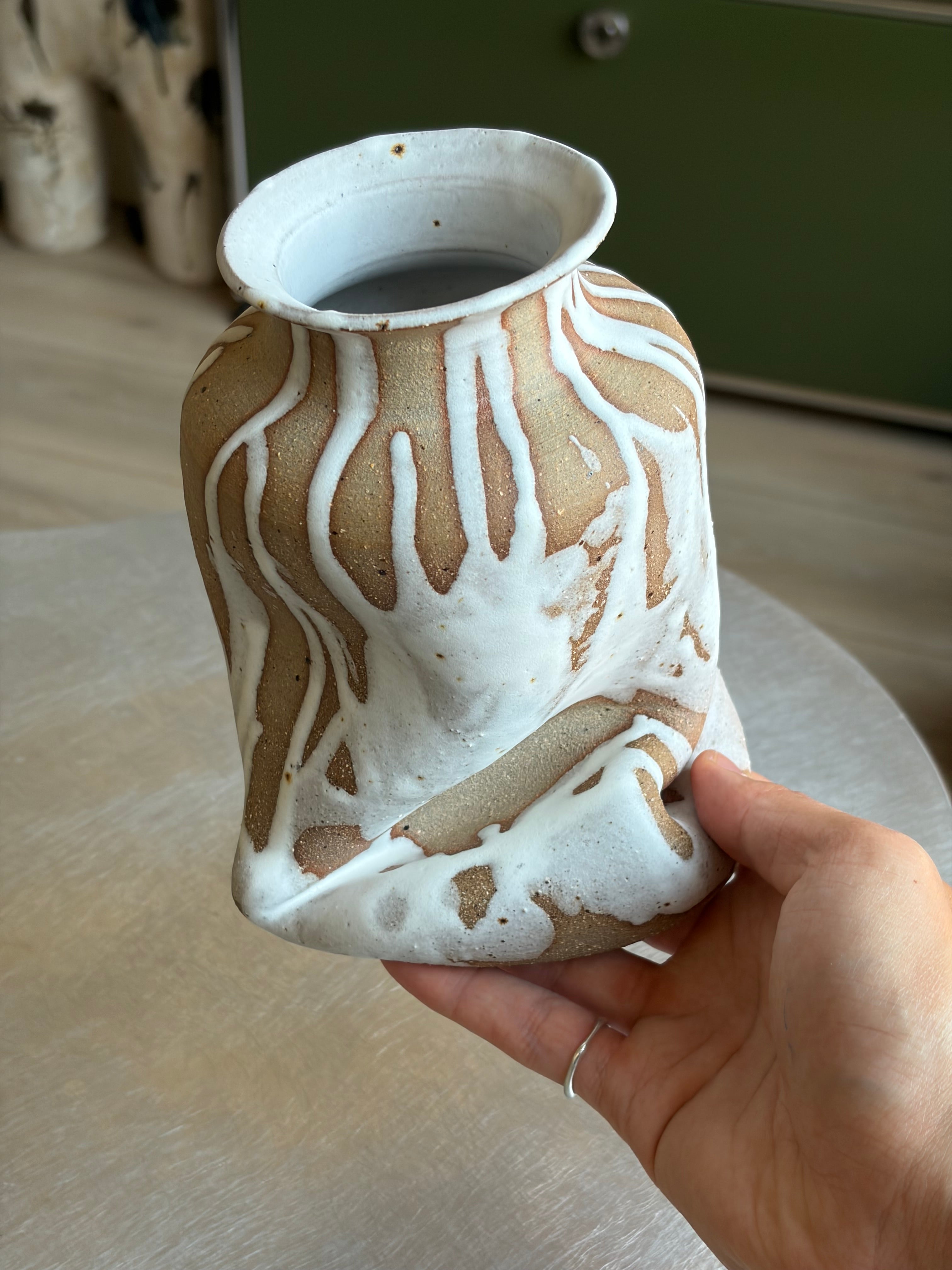 Warped Vase — Matte White №2