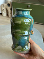 Warped Vase — Blue Green №3