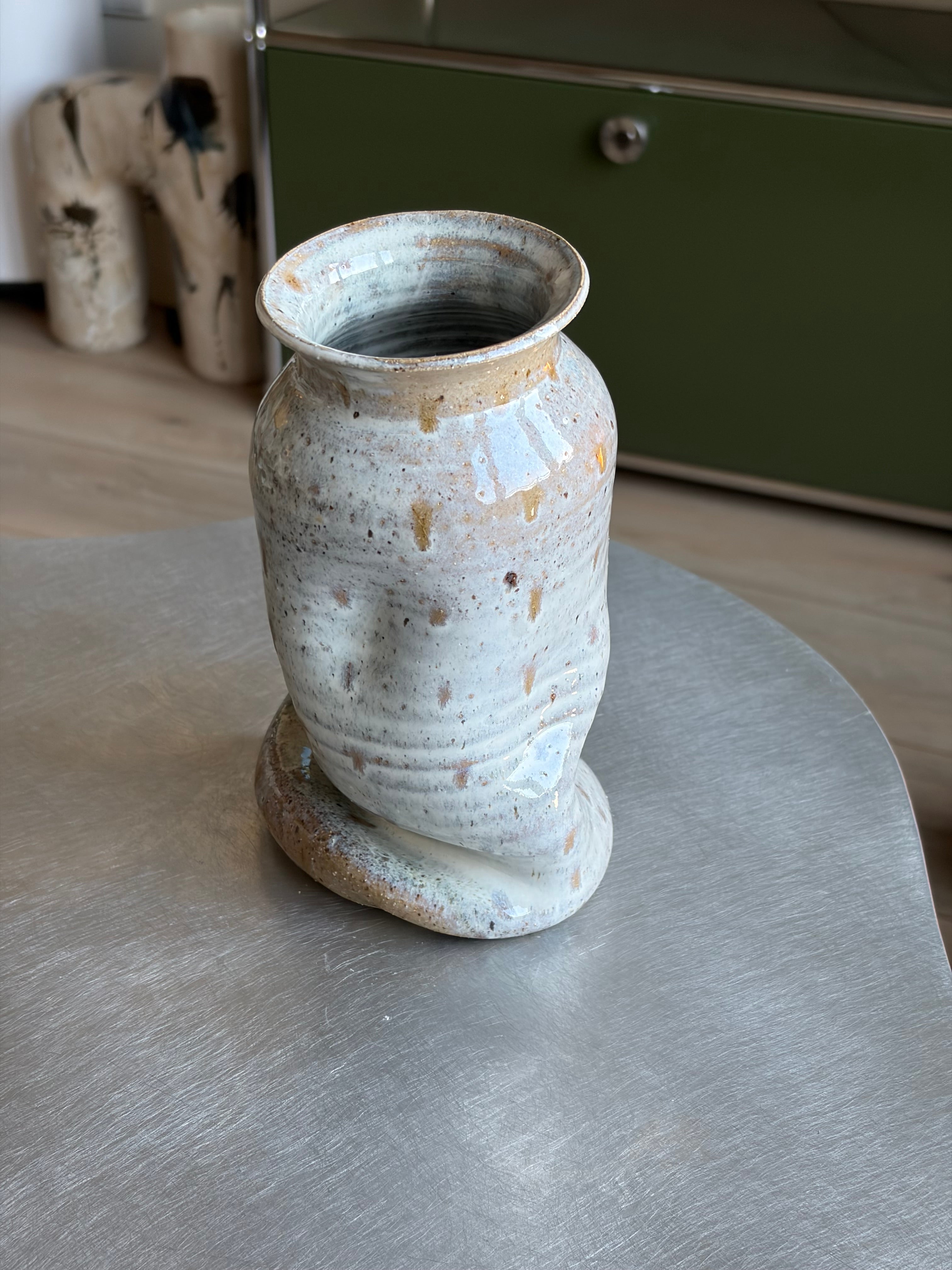 Warped Vase — Translucent Pearl №1
