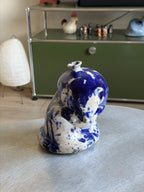 Warped Vase — Splash Cobalt №1