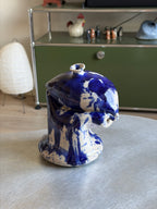 Warped Vase — Splash Cobalt №1