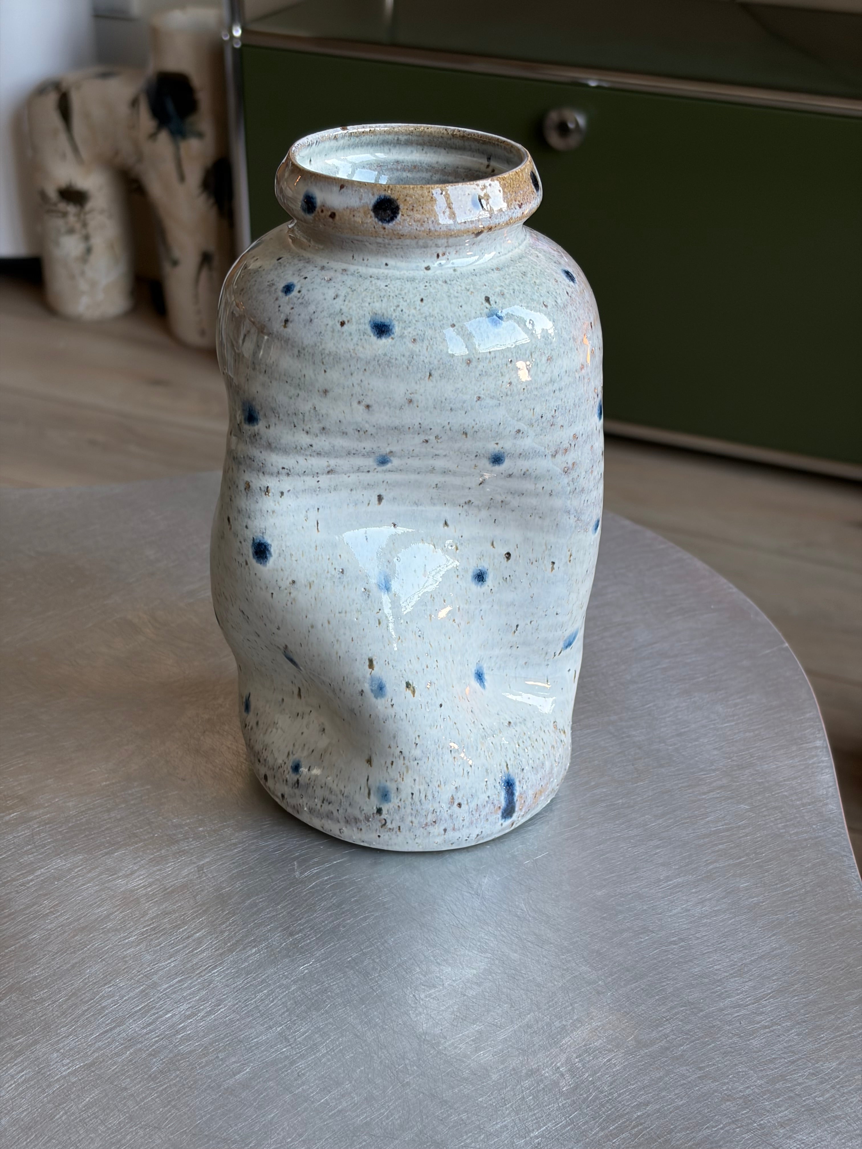 Warped Vase — Translucent Pearl №5