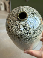 Large Archive Vase - Black & Green/White