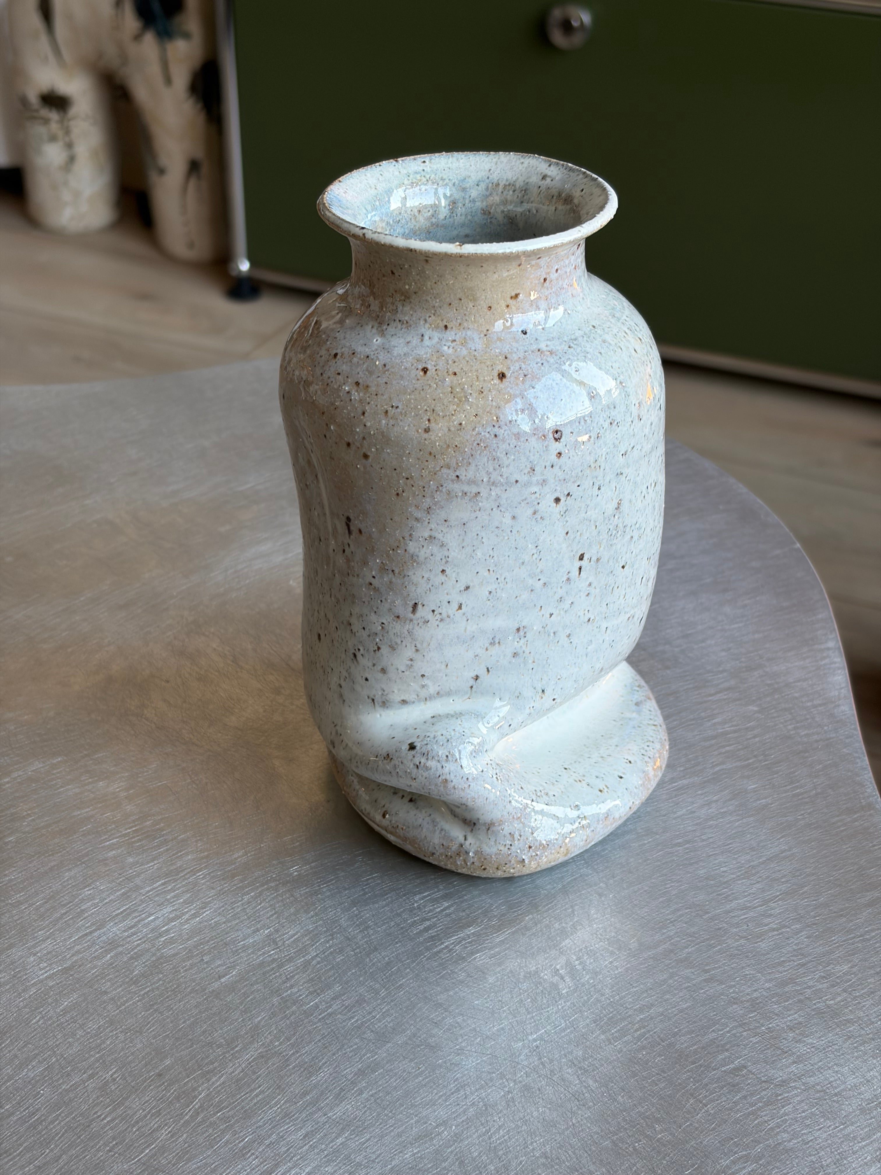 Warped Vase — Translucent Pearl №6