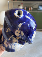 Warped Vase — Splash Cobalt №1