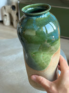Warped Vase — Blue Green №1