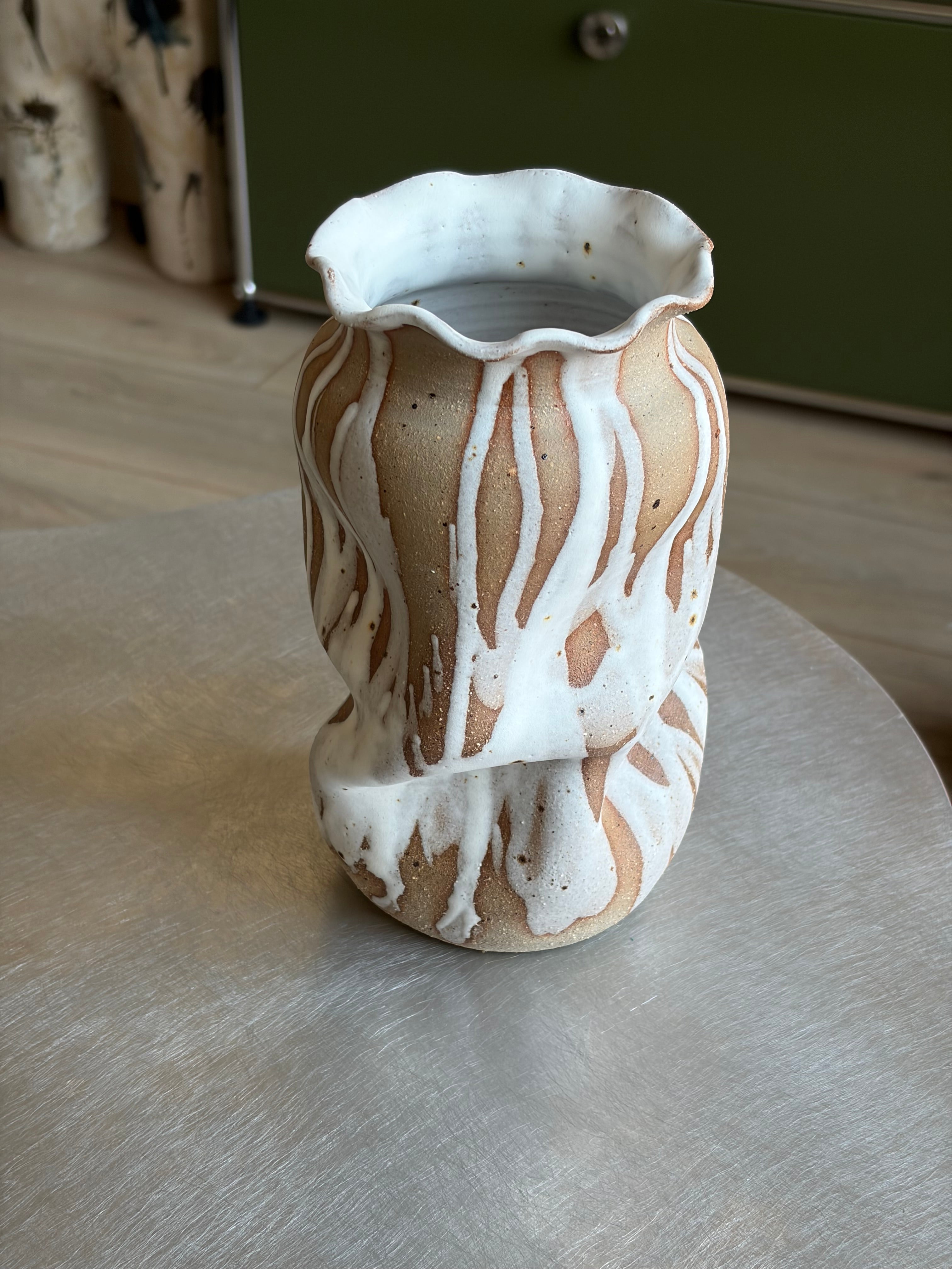 Warped Vase — Matte White №4