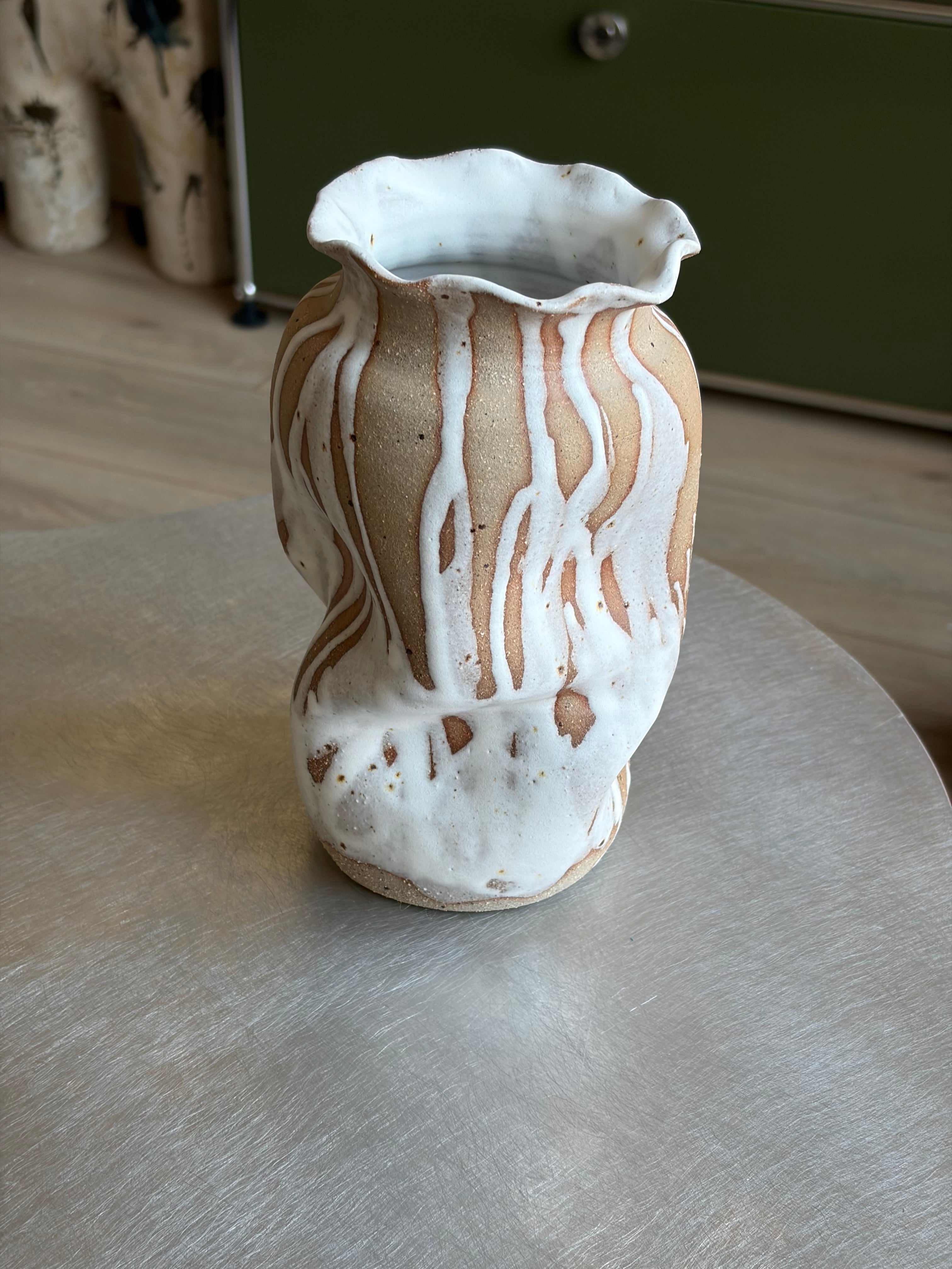 Warped Vase — Matte White №4