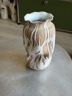 Warped Vase — Matte White №4