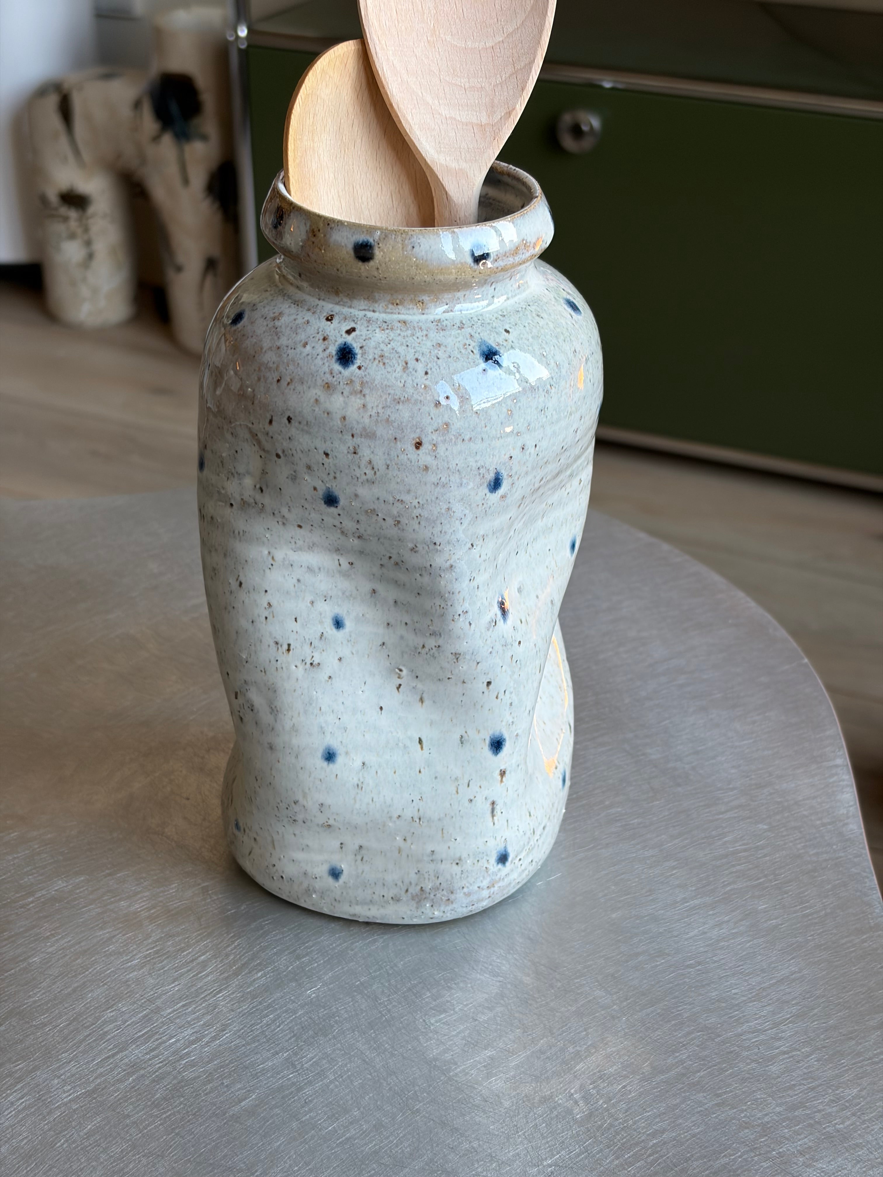 Warped Vase — Translucent Pearl №5