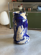 Warped Vase — Splash Cobalt №5