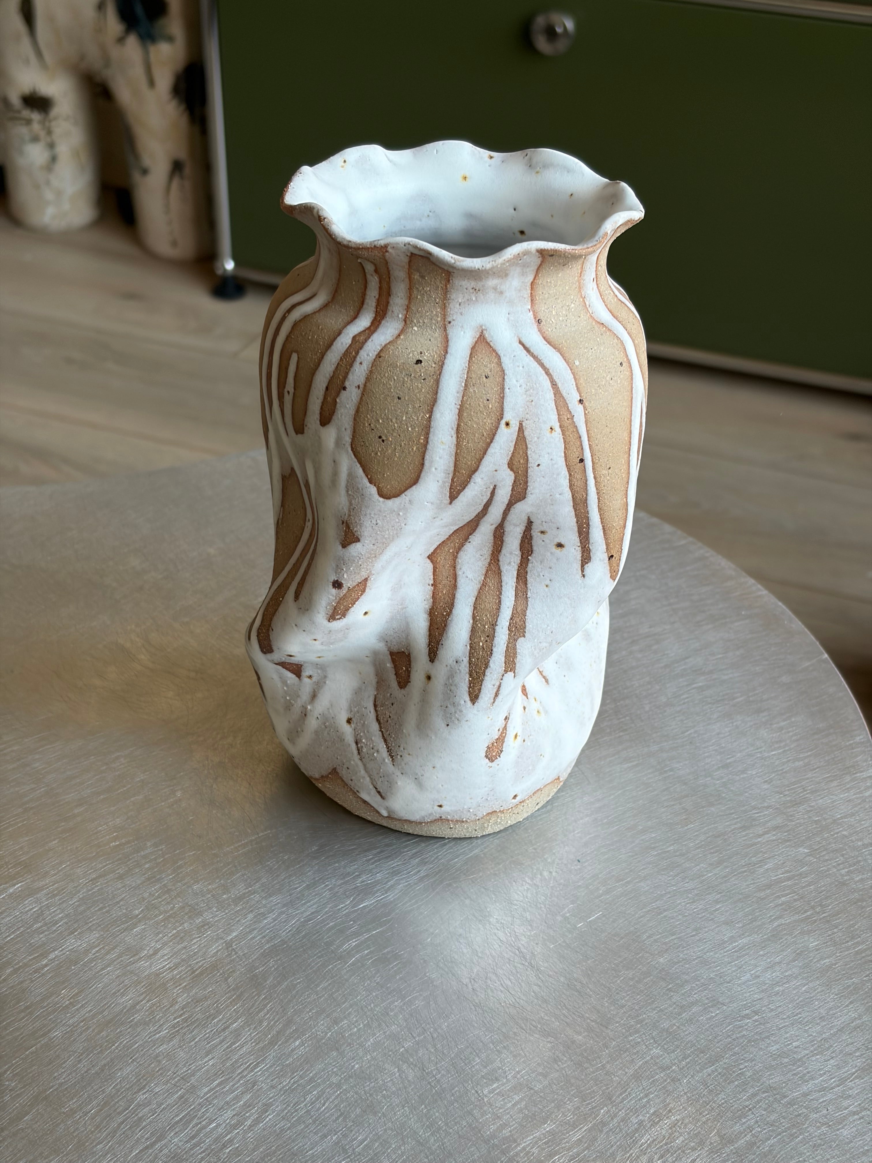 Warped Vase — Matte White №4