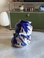 Warped Vase — Splash Cobalt №2