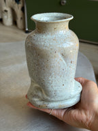 Warped Vase — Translucent Pearl №6