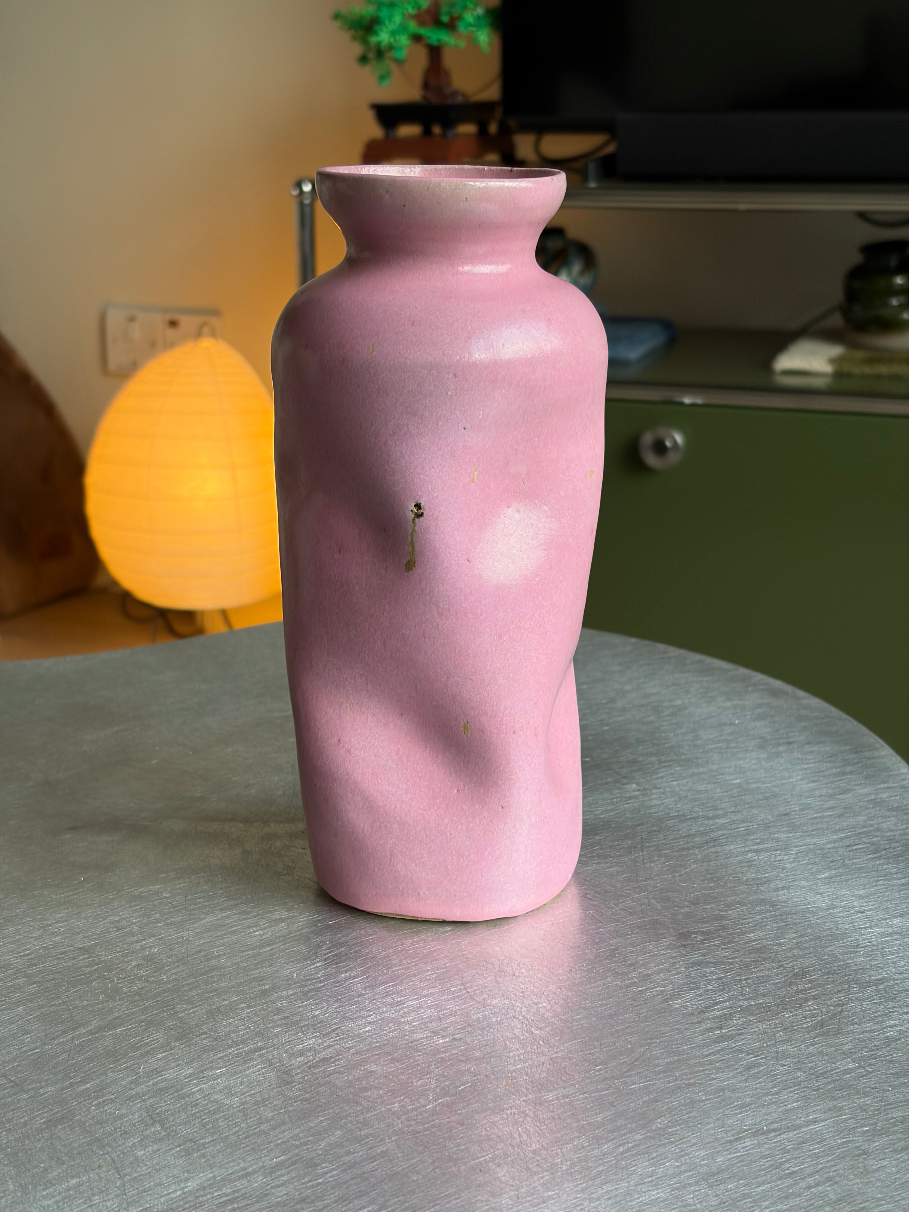 *SECOND* Warped Vase — Pink