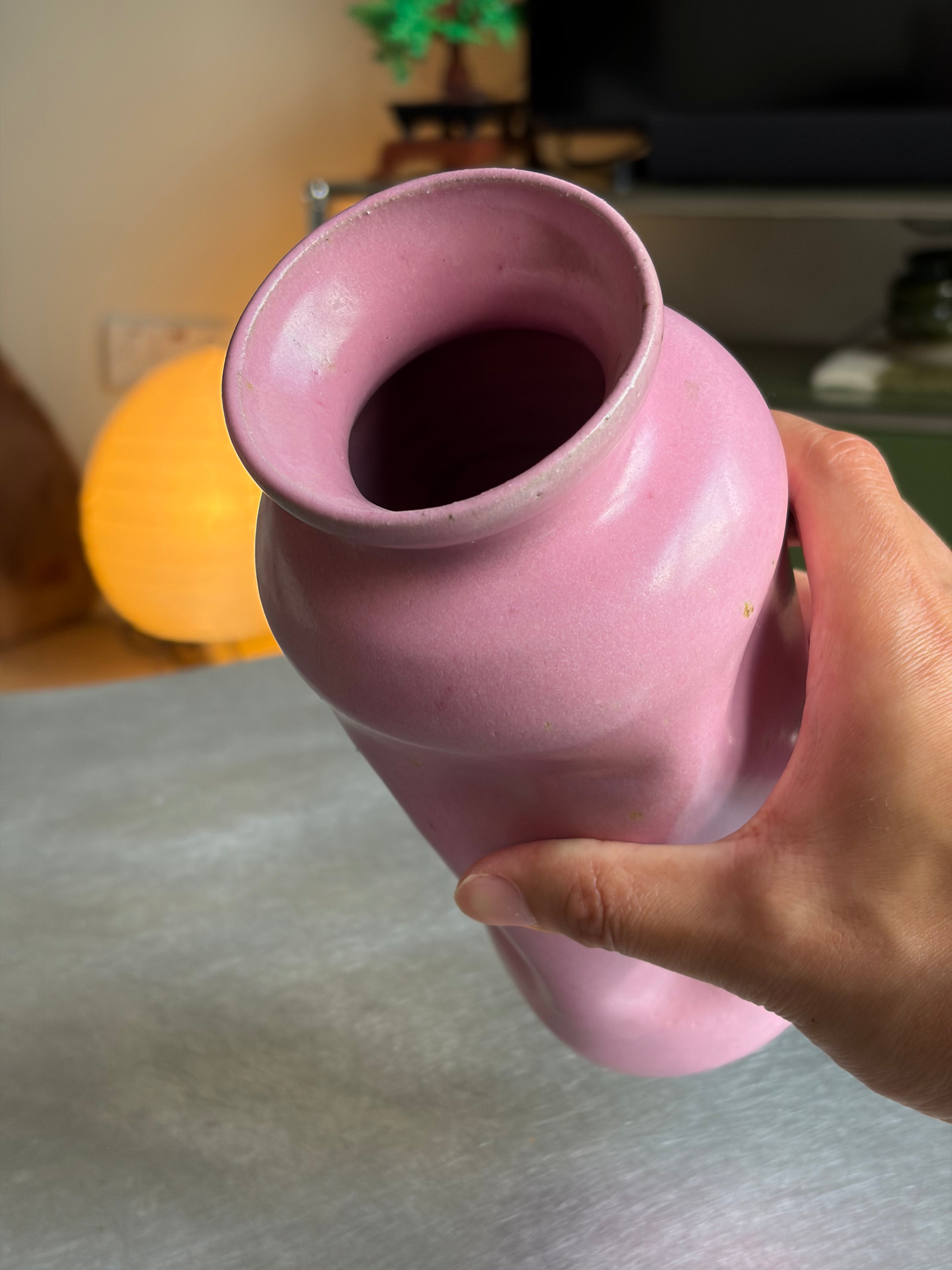 *SECOND* Warped Vase — Pink