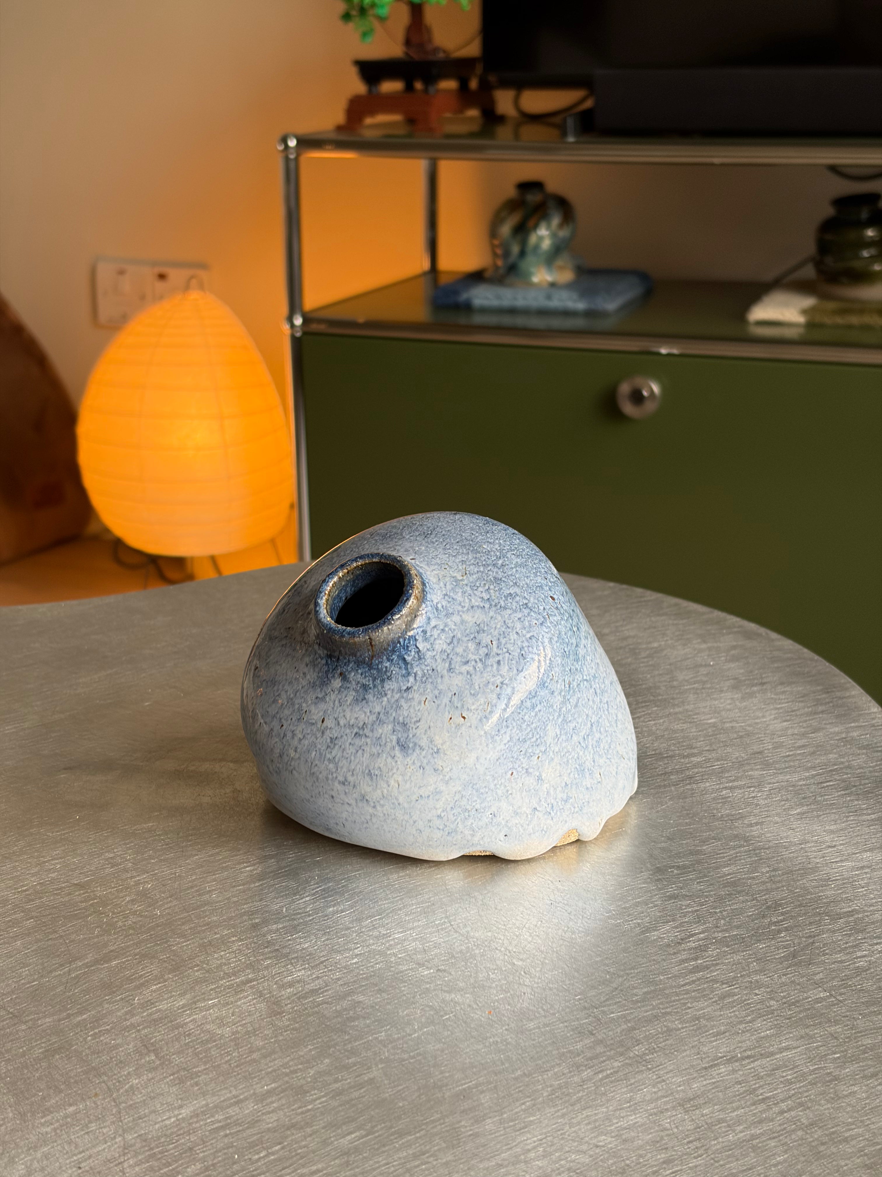 Archive Dropped Vase — Blue