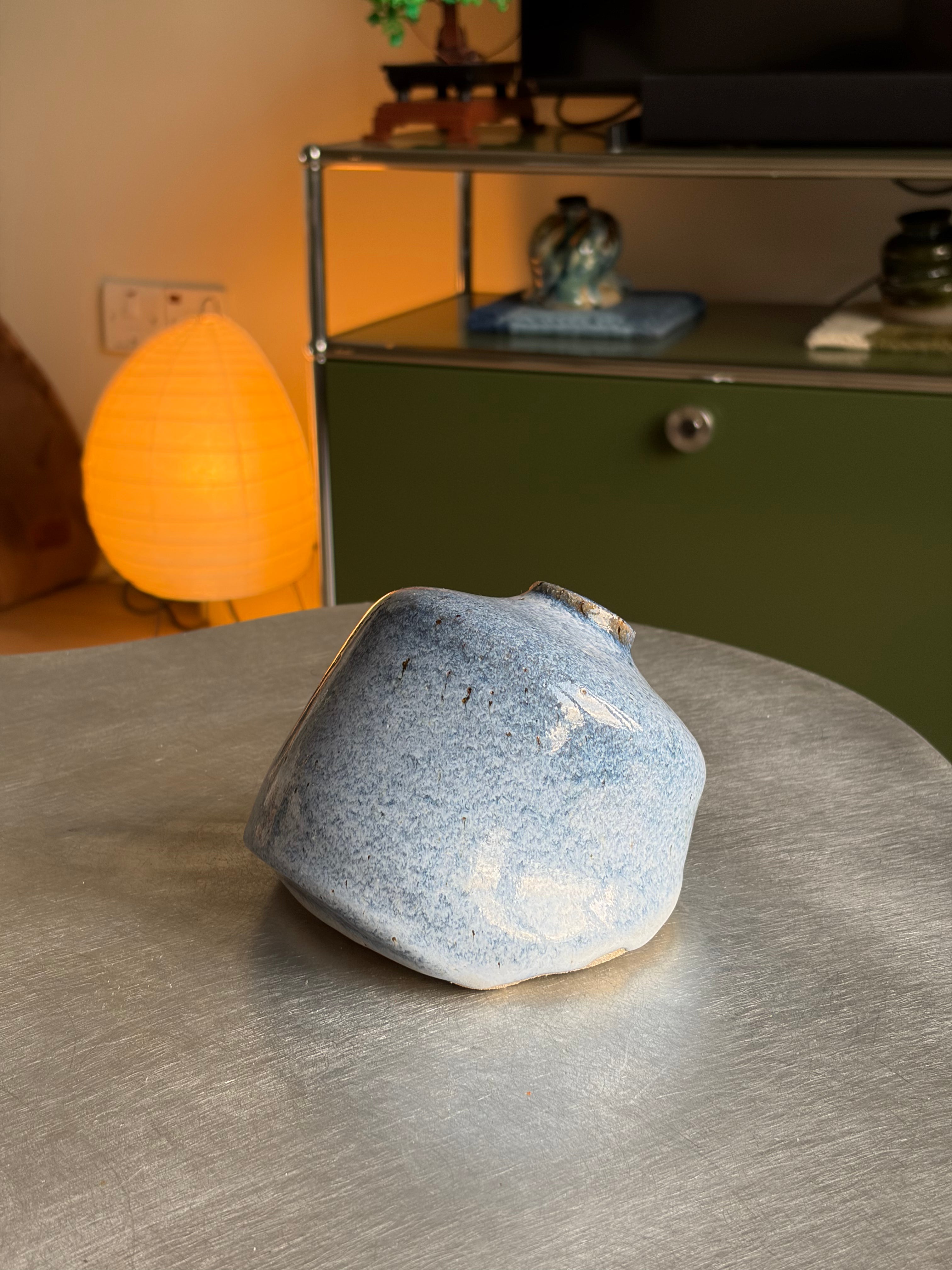 Archive Dropped Vase — Blue