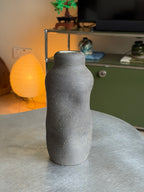 Archive Warped Vase — Black Raw