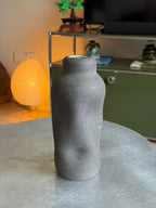 Archive Warped Vase — Black Raw
