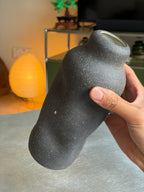 Archive Warped Vase — Black Raw