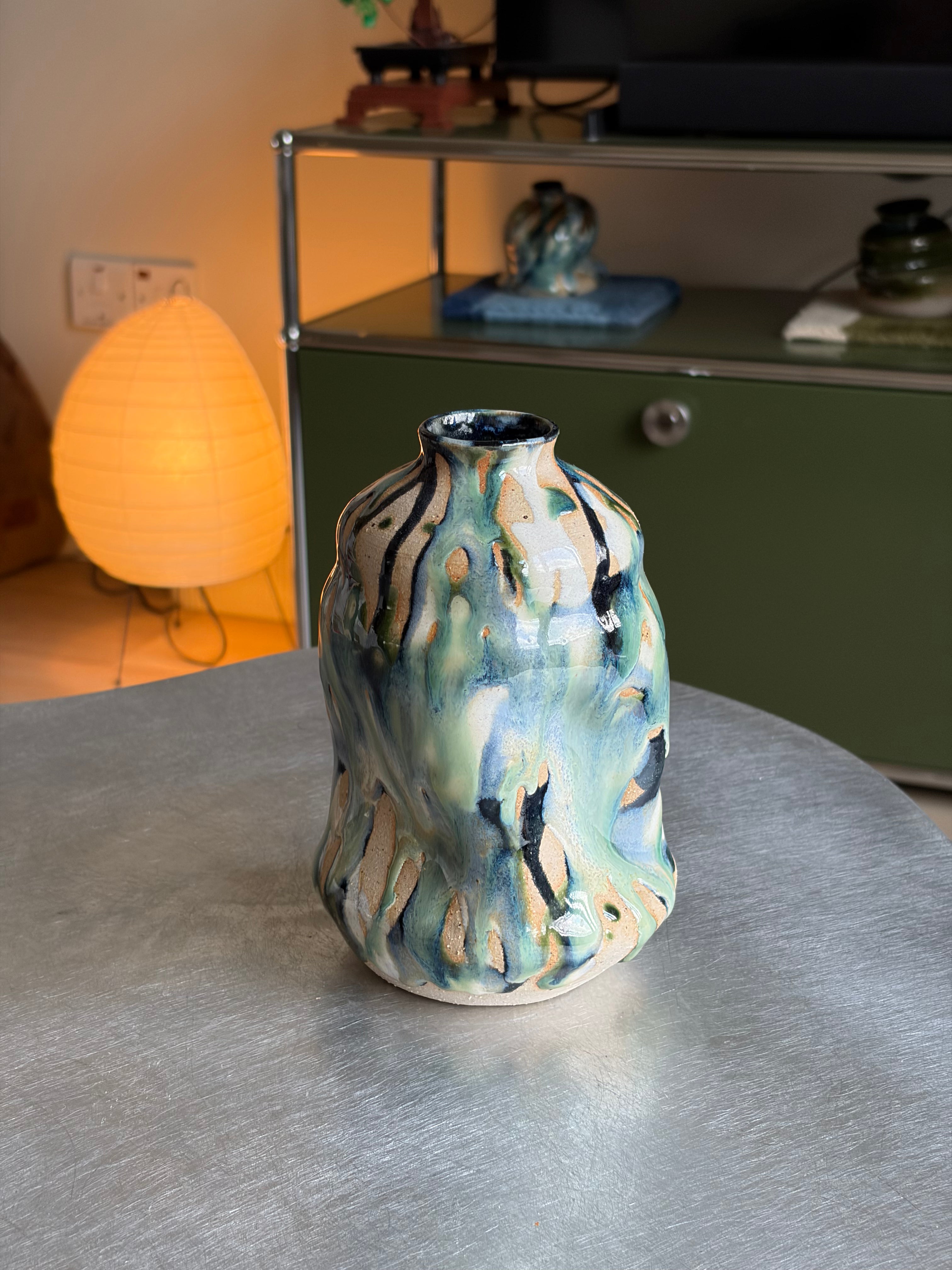 Warped Vase —  Medium Multi № 3