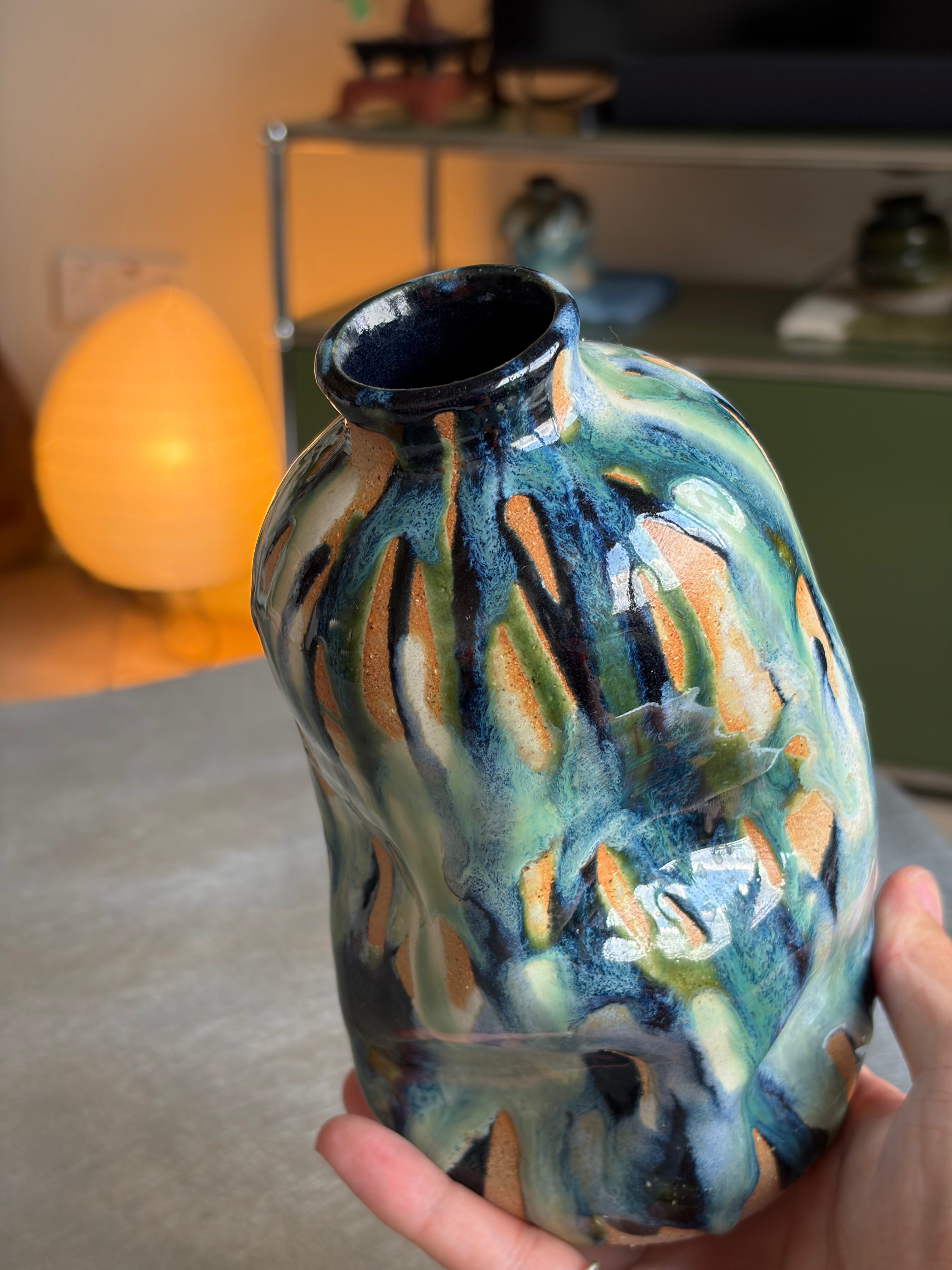Warped Vase — Medium Multi № 1