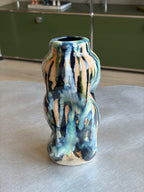 Warped Vase — Multi Turquoise #4