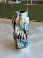 Warped Vase — Multi Turquoise #4