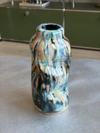 Warped Vase — Multi Turquoise #4