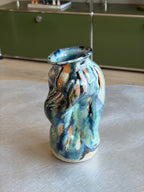 Warped Vase — Multi Turquoise #3