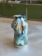 Warped Vase — Multi Turquoise #3