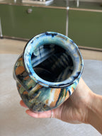 Warped Vase — Multi Turquoise #2