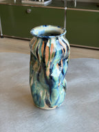 Warped Vase — Multi Turquoise #1