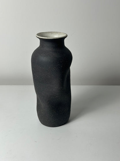 Warped Vase — Raw Matte Black #5