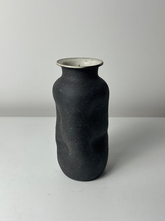 Warped Vase — Raw Matte Black #4