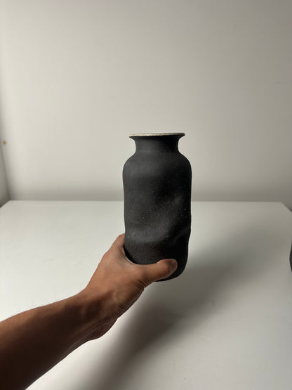 Warped Vase — Raw Matte Black #4