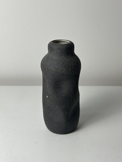 Warped Vase — Raw Matte Black #2