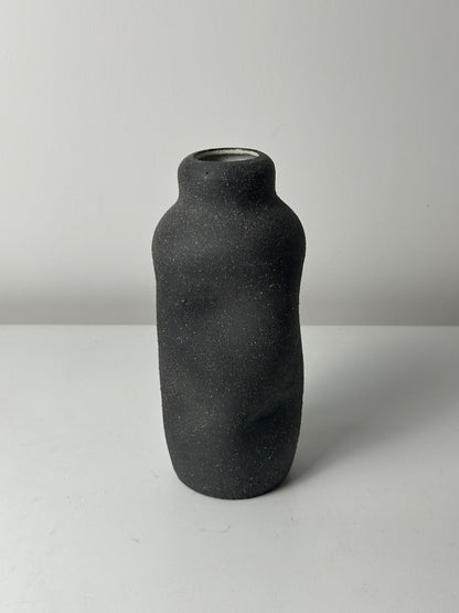 Warped Vase — Raw Matte Black #2
